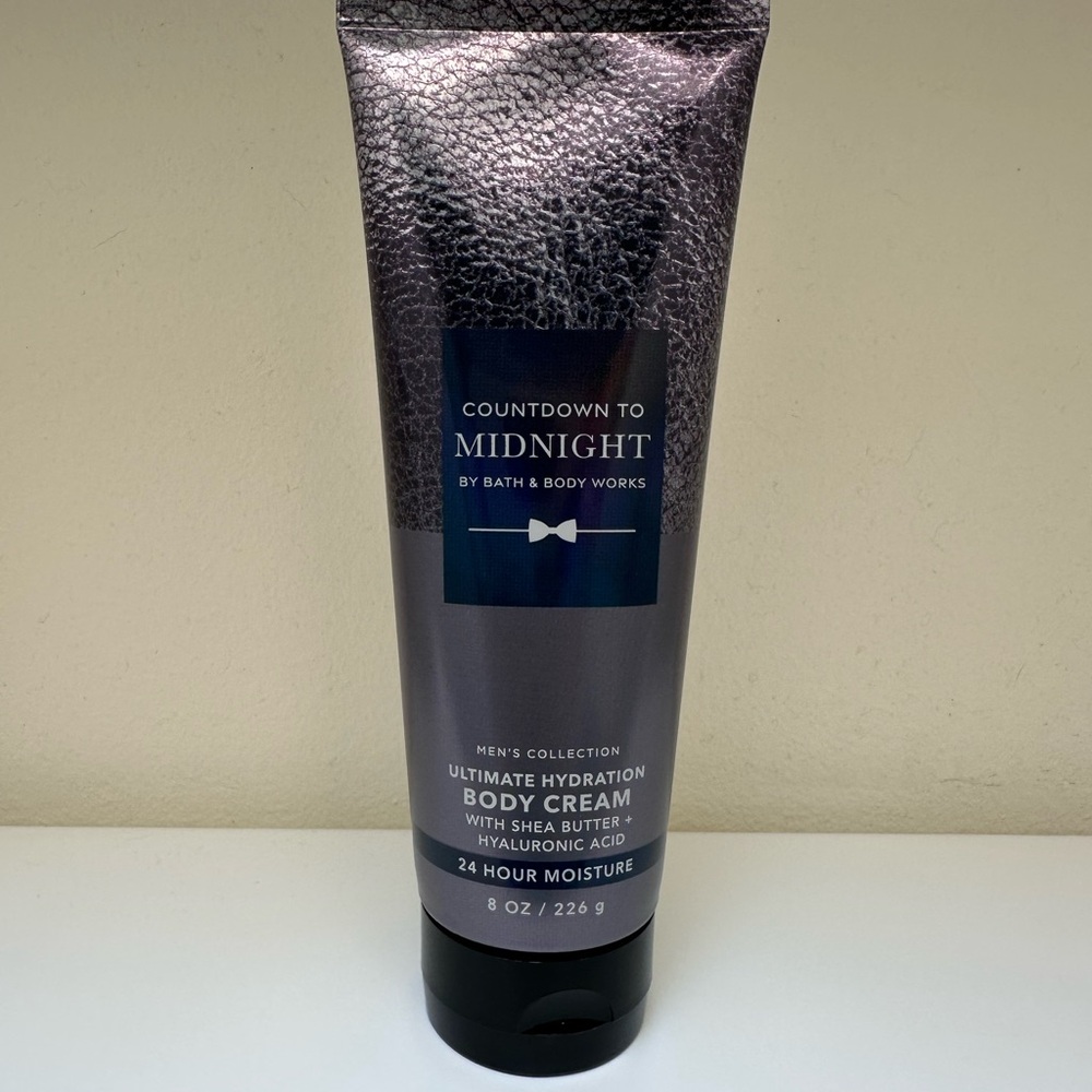 NWOT Men’s Bath & Body Works Countdown to Midnight Hydration Body Cream